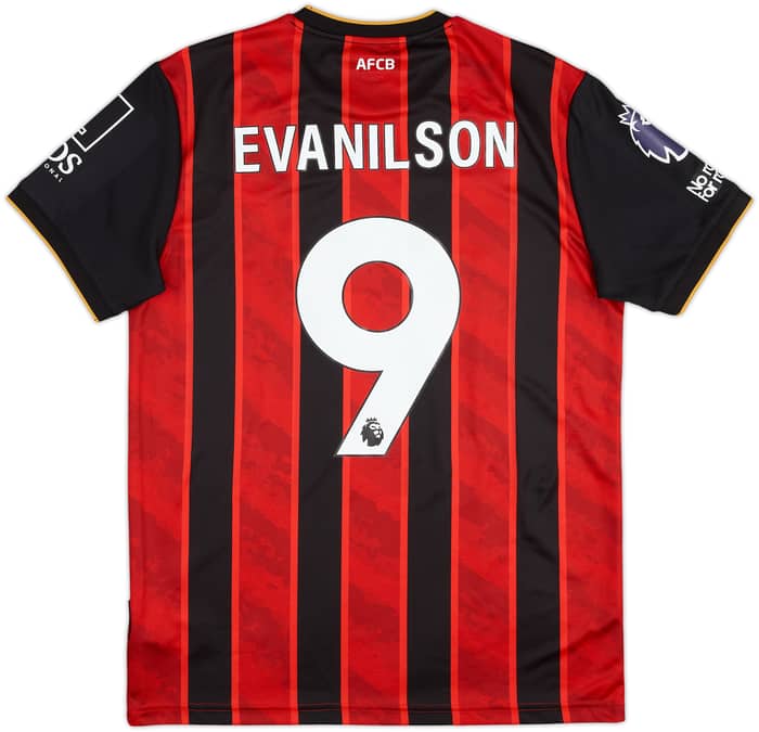 2025-26 Bournemouth Match Issue Home Shirt Evanilson #9