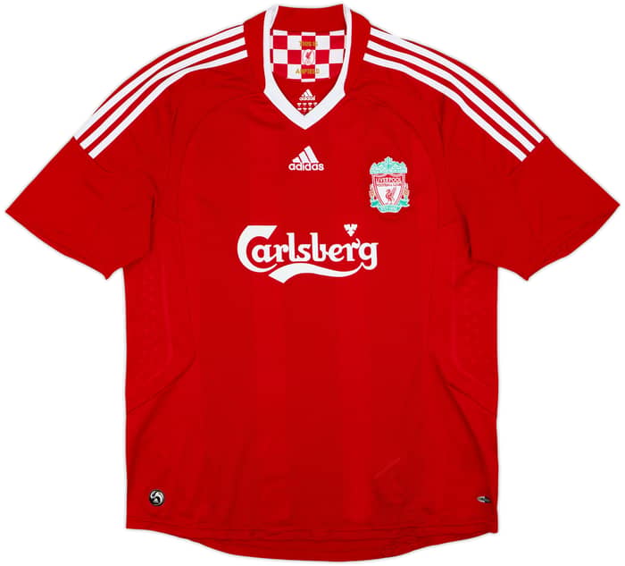 Camiseta de local del Liverpool 2008-10 Torres #9 - 8/10 - (XL)