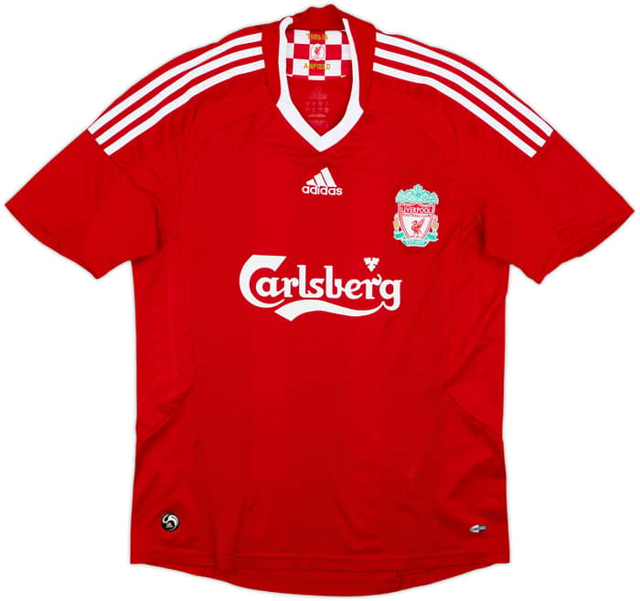 2008-10 Liverpool Camiseta de local Torres #9 - 6/10 - (M)