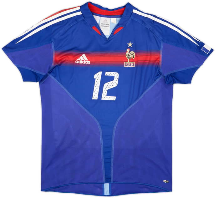 2004-06 France Home Shirt Henry #12 - 8/10 - (XL.Boys)