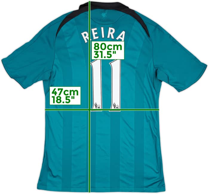 2008-09 Liverpool Third Shirt Riera #11 - 6/10 - (M)