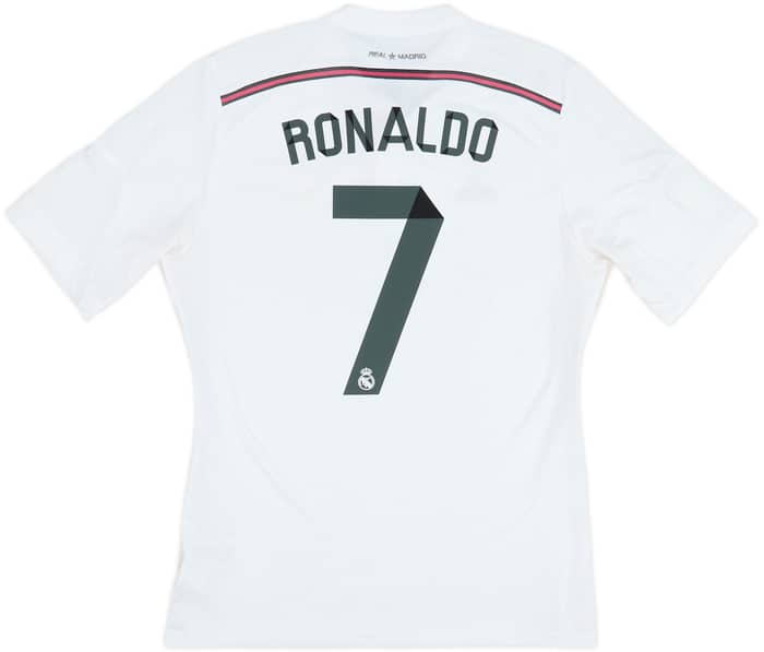 2014-15 Real Madrid Home Shirt Ronaldo #7 - 4/10 - (L)