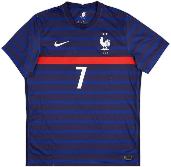 2020-21 France Home Shirt Griezmann #7 - 5/10 - (L)