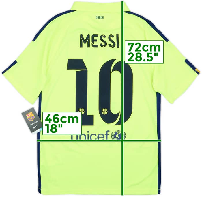 2014-15 Barcelona Third Shirt Messi #10 (S)