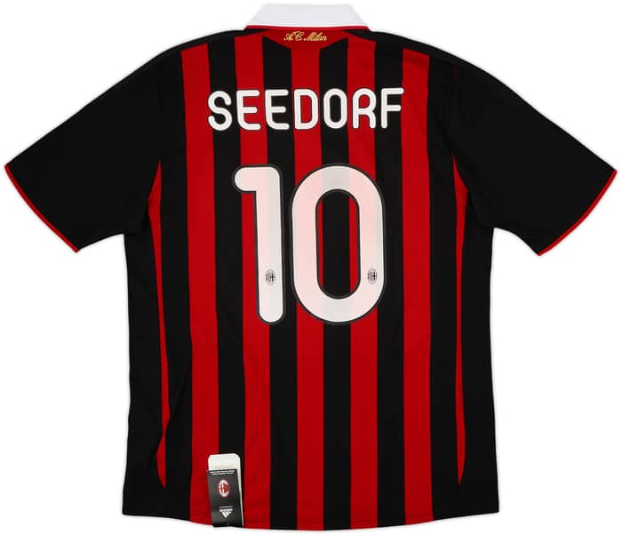 Camiseta de local del AC Milan 2009-10 Seedorf #10 (L)