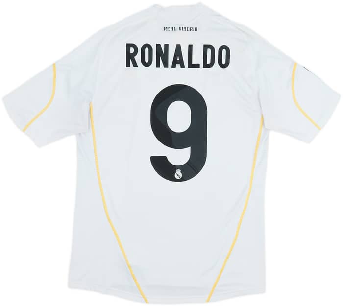 2009-10 Real Madrid Home Shirt Ronaldo #9 - 6/10 - (M)