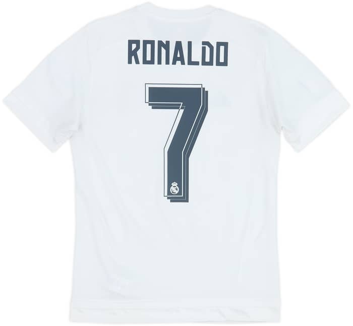 2015-16 Real Madrid Camiseta Local Ronaldo #7 - 8/10 - (S)