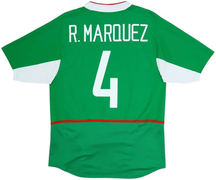 2003-04 Mexico Home Shirt R.Marquez #4 - 8/10 - (M)