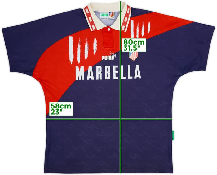1994-95 Atletico Madrid Maillot extérieur - 5/10 - (L)