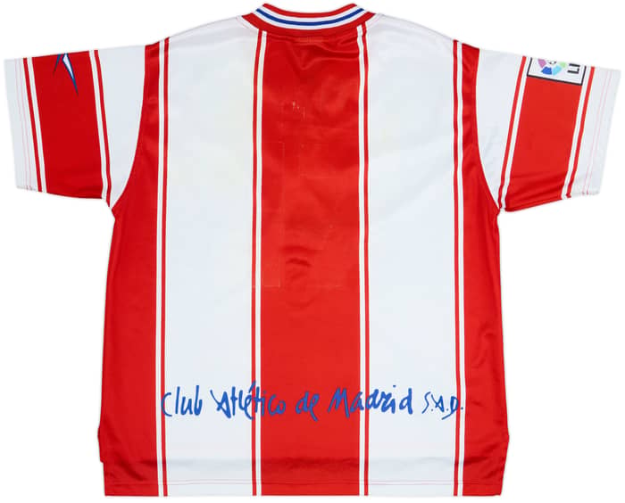 1999-00 Atletico Madrid Home Shirt - 6/10 - (XL)