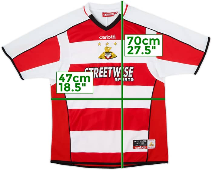 2004-05 Doncaster Rovers Home Shirt - 6/10 - (13-14 Years)