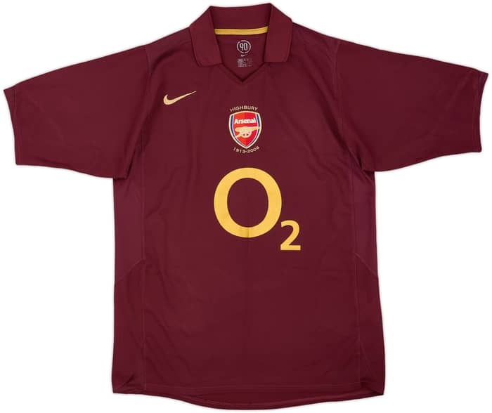 2005-06 Arsenal Home Shirt Henry #14 - 8/10 - (M)