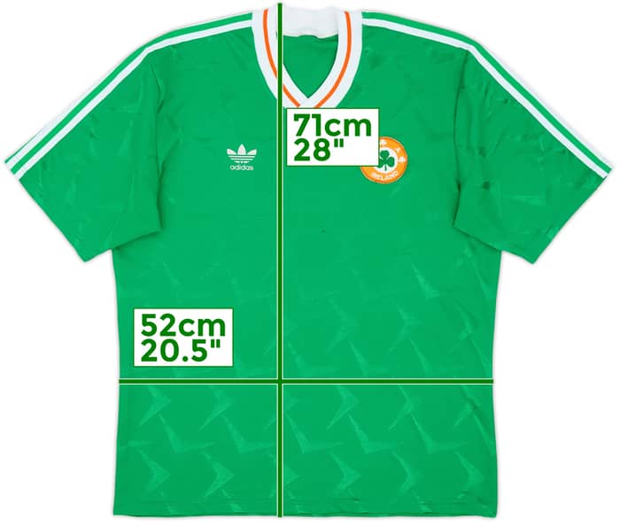1990-92 Ireland Home Shirt - 6/10 - (L)