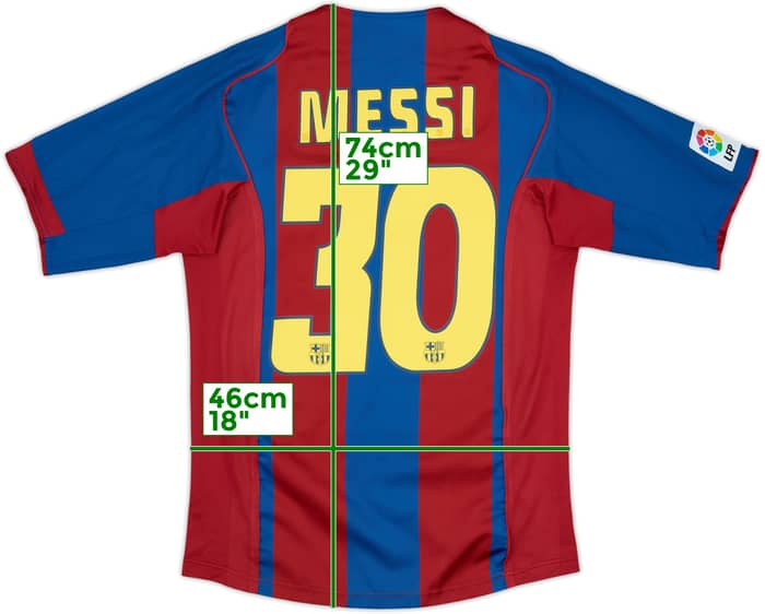 2004-05 Barcelona Home Shirt Messi #30 - 8/10 - (S)
