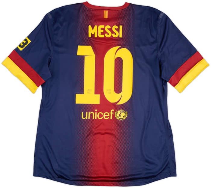 2012-13 Barcelona Player Issue Home Shirt Messi #10 - 7/10 - (XXL)