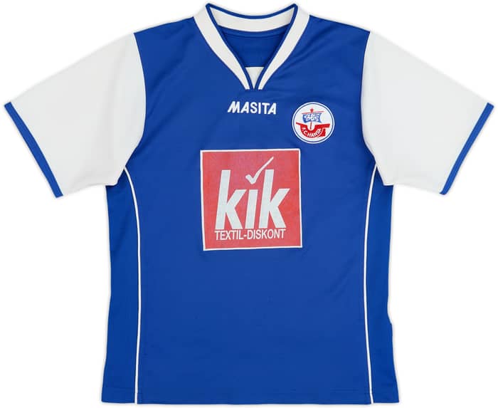 2007-08 Hansa Rostock Home Shirt - 6/10 - (L.Boys)