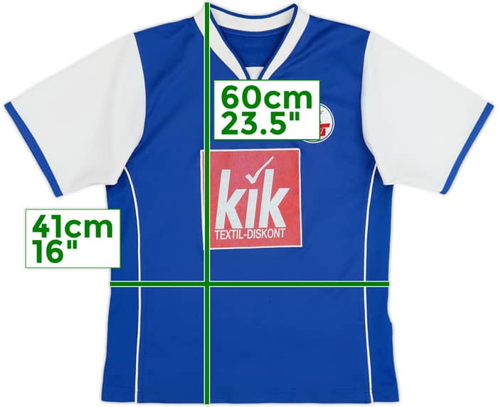 2007-08 Hansa Rostock Home Shirt - 6/10 - (L.Boys)