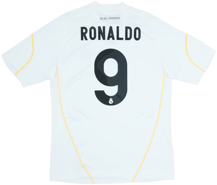 2009-10 Real Madrid Home Shirt Ronaldo #9 - 8/10 - (L)