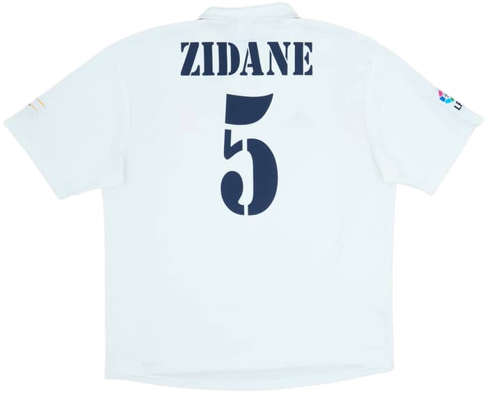 2001 Real Madrid Home Shirt Zidane #5 - 5/10 - (XL)
