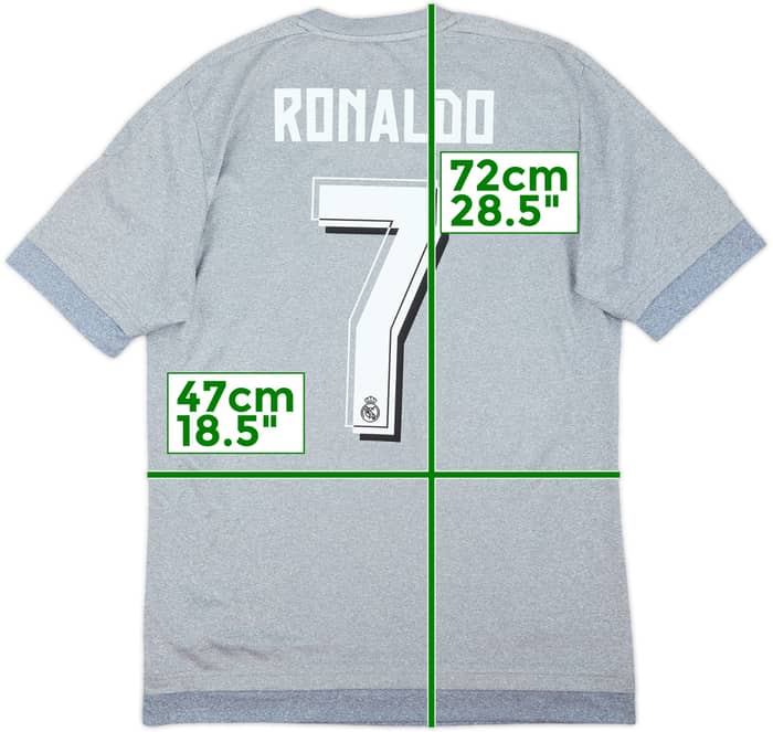 2015-16 Real Madrid Away Shirt Ronaldo #7 - 8/10 - (S)