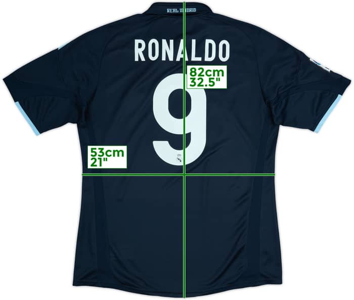 2009-10 Real Madrid Away Shirt Ronaldo #9 - 10/10 - (L)