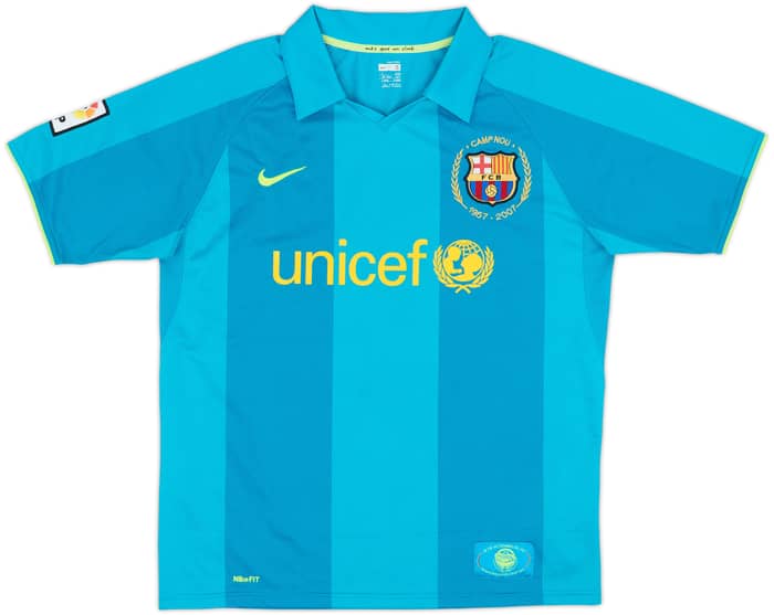 2007-09 Barcelona Away Shirt Ronaldinho #10 - 9/10 - (S)