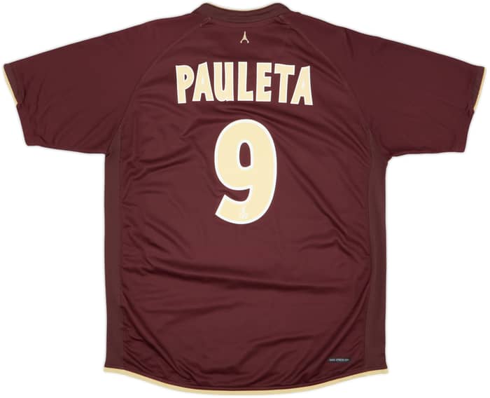 2006-07 Paris Saint-Germain Visitante Camiseta Pauleta #9 - 8/10 - (L)
