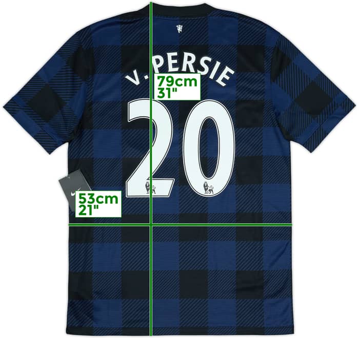 2013-14 Manchester United Away Shirt V.Persie #20 (M)