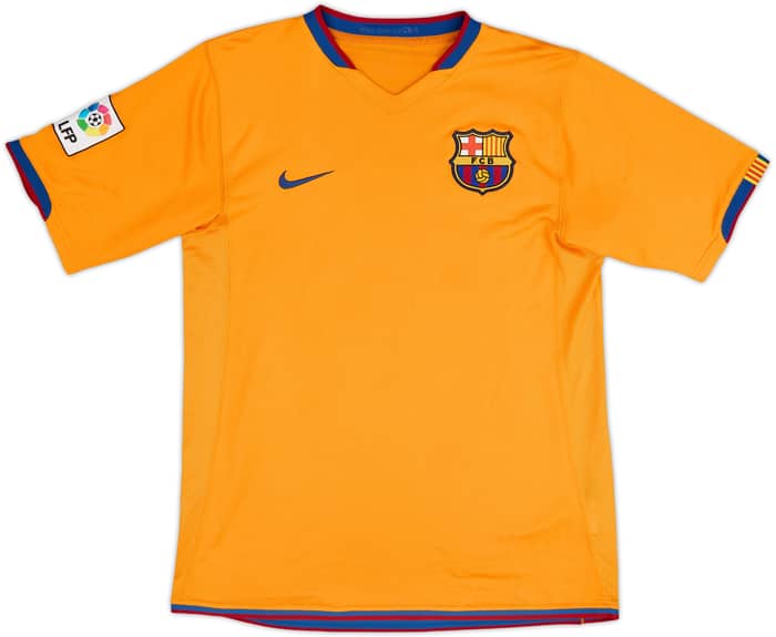 2006-08 Barcelona Away Shirt Messi #19 - 7/10 - (L.Boys)
