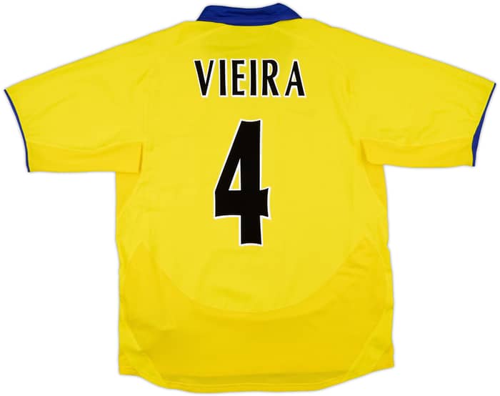 Camiseta de visitante del Arsenal 2003-05 Vieira #4 - 10/10 - (M)