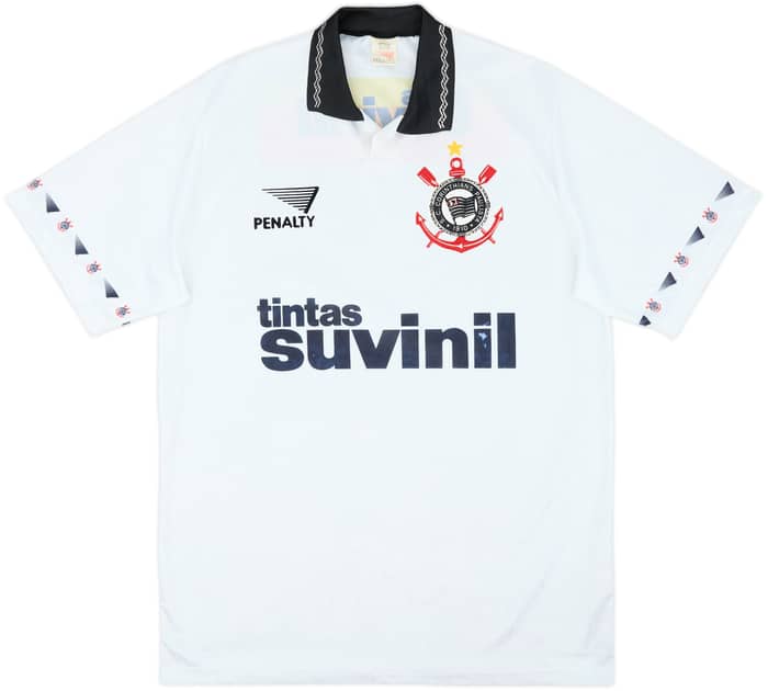 1995 Corinthians Home Shirt - 5/10 - (L)