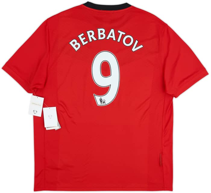 2009-10 Manchester United Home Shirt Berbatov #9 (XL)