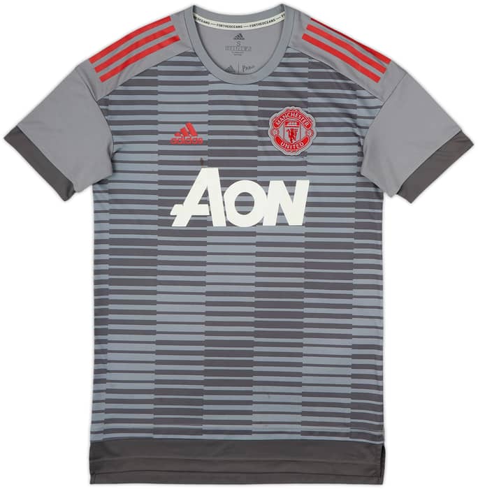 2017-18 Manchester United adidas Training Shirt - 5/10 - (S)