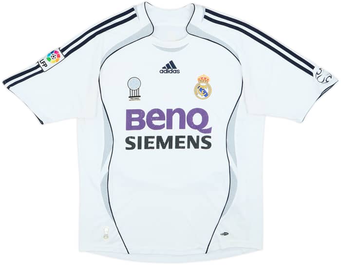 2006-07 Real Madrid Home Shirt Raul #7 - 5/10 - (XL.Boys)