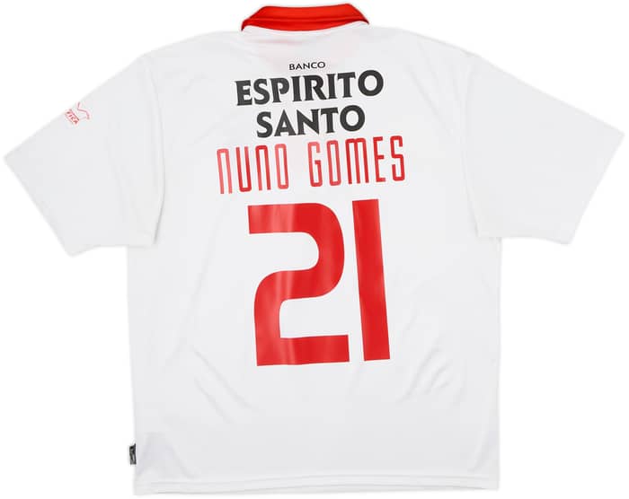 2003-04 Benfica Away Shirt Nuno Gomes #21 - 8/10 - (L)