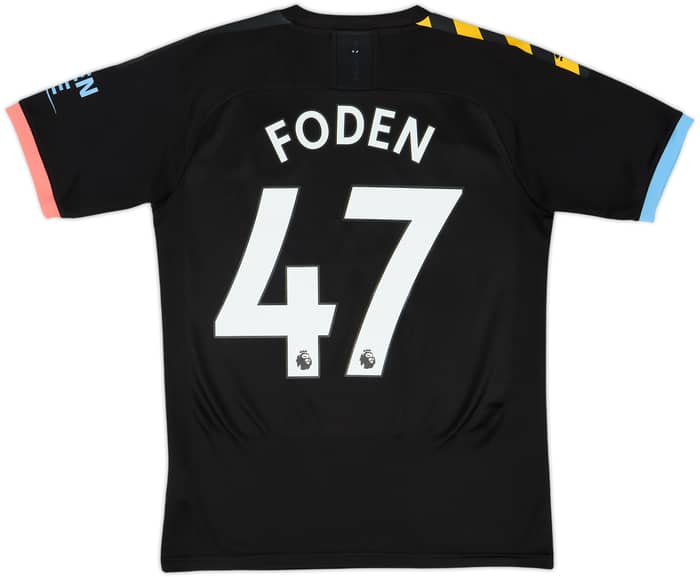 2019-20 Manchester City Away Shirt Foden #47 - 8/10 - (S)