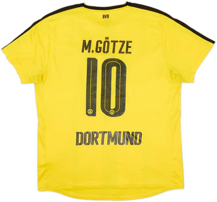2016-17 Borussia Dortmund Home Shirt M. Gotze #10 - 4/10 - (XXL)
