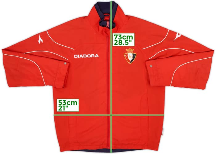 2008-09 Osasuna Diadora Track Jacket - 8/10 - (M)