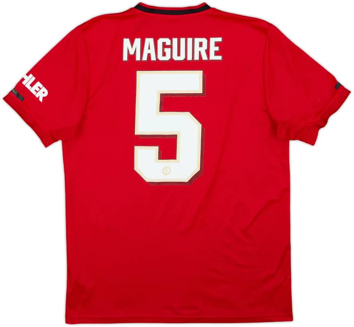 2019-20 Manchester United Home Shirt Maguire #5 - 9/10 - (M)