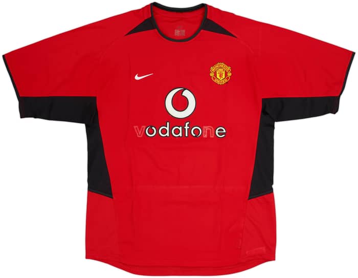 2002-04 Manchester United Home Shirt Scholes #18 - 4/10 - (M)