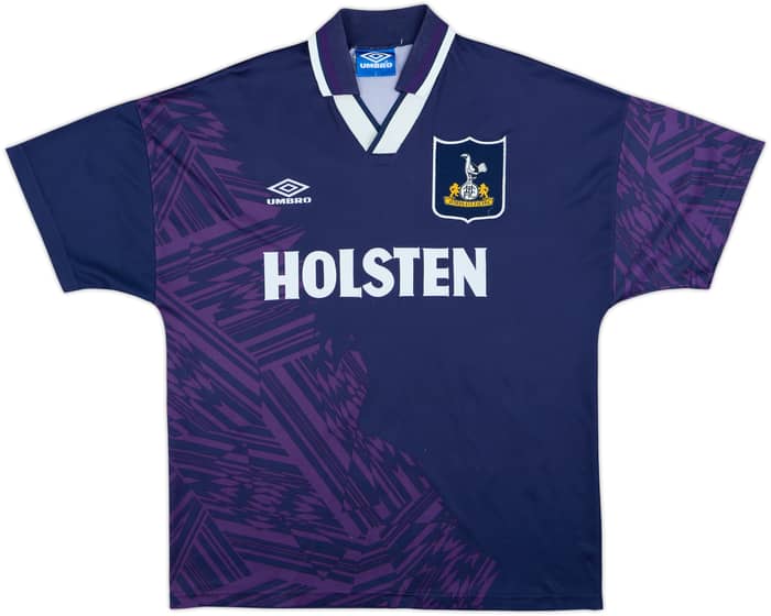 1994-95 Tottenham Away Shirt Sheringham #10 - 7/10 - (L)