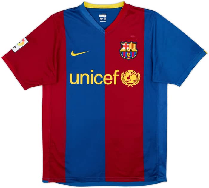 2006-07 Barcelona Home Shirt Messi #19 - 7/10 - (S)