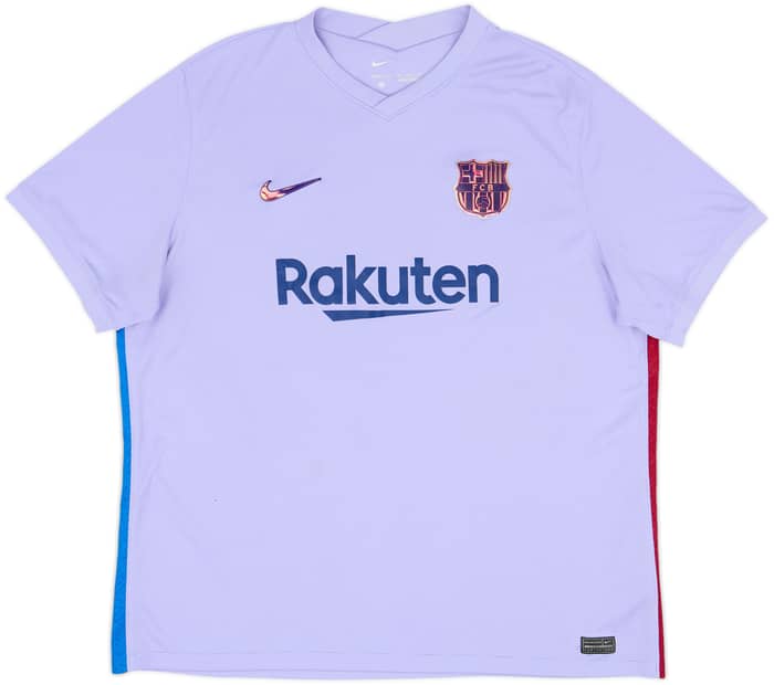 2021-22 Barcelona Away Shirt Pedri #16 - 6/10 - (XXL)