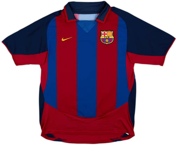 2003-04 Barcelona Camiseta Local Ronaldinho #10 - 8/10 - (S)