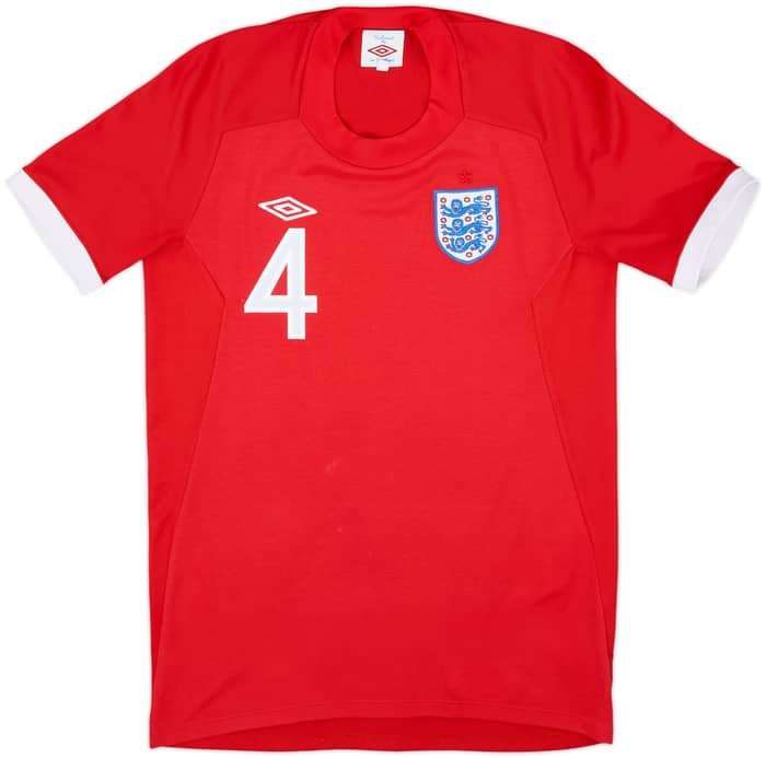 2010-11 England Away Shirt Gerrard #4 - 7/10 - (L.Boys)