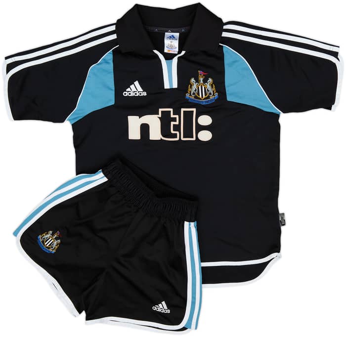 2000-01 Newcastle Away Shirt & Shorts - 8/10 - (Y)