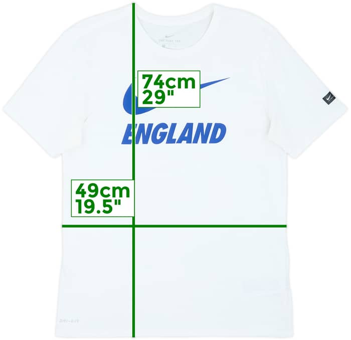 Playera Nike de Algodón de England 2018-19 - 9/10 - (M)