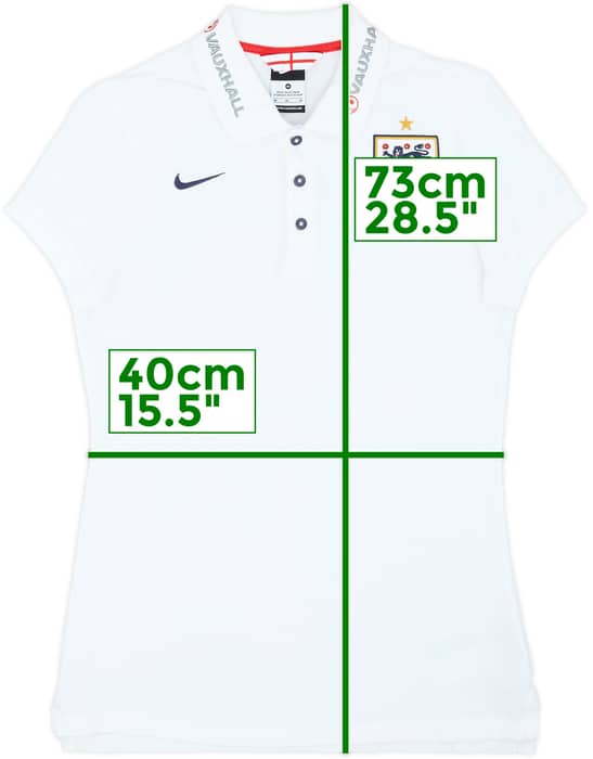 Polo Nike de Inglaterra 2013-14 - 9/10 - (Mujeres M)