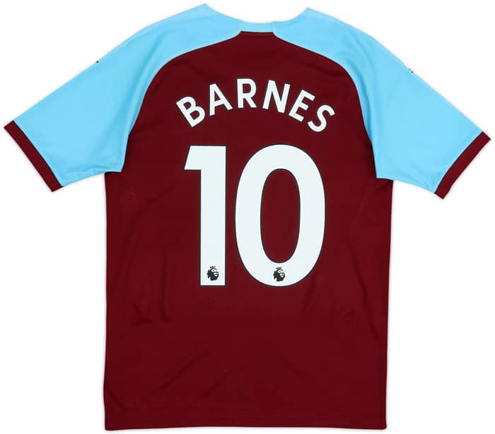 2018-19 Burnley Home Shirt Barnes #10 - 8/10 - (S)