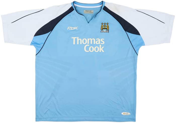 2006-07 Manchester City Home Shirt Beasley #24 - 8/10 - (XXL)